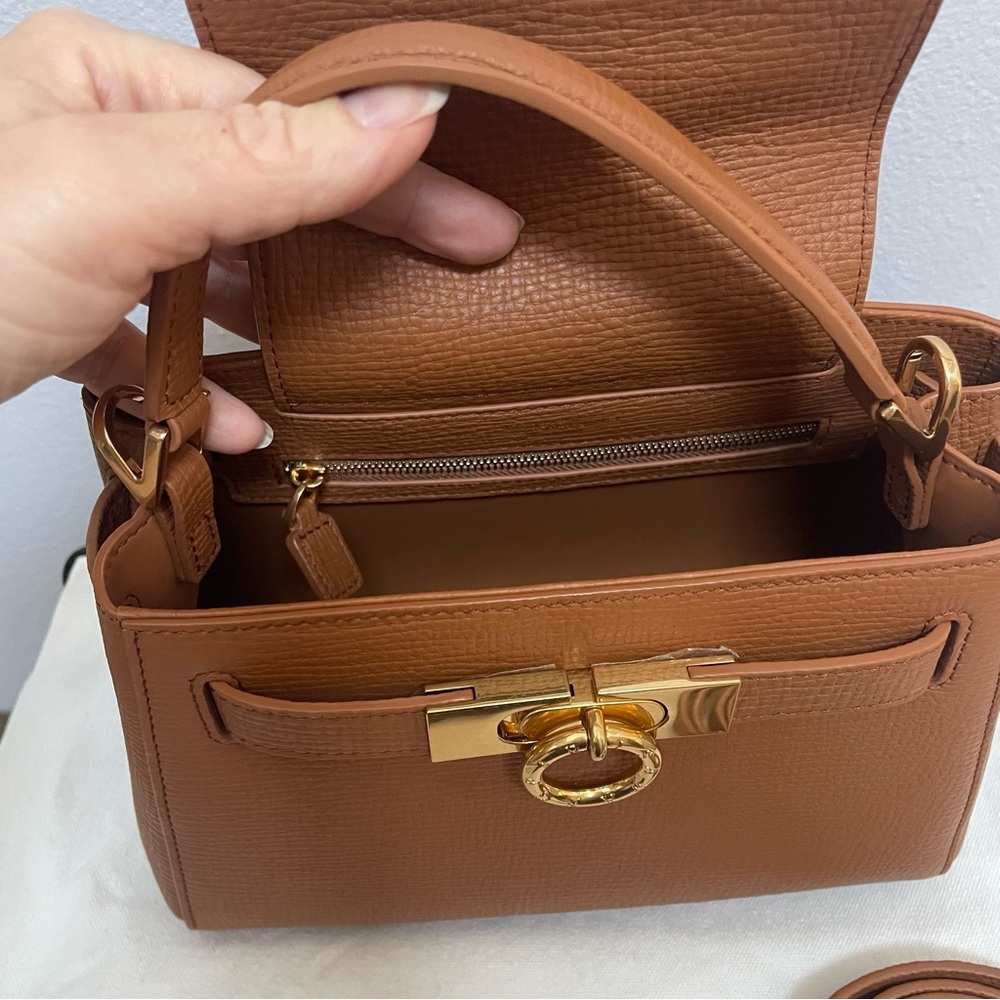 Parisa Wang Micro Madison top handle bag in Chestnut - Picture 11 of 16